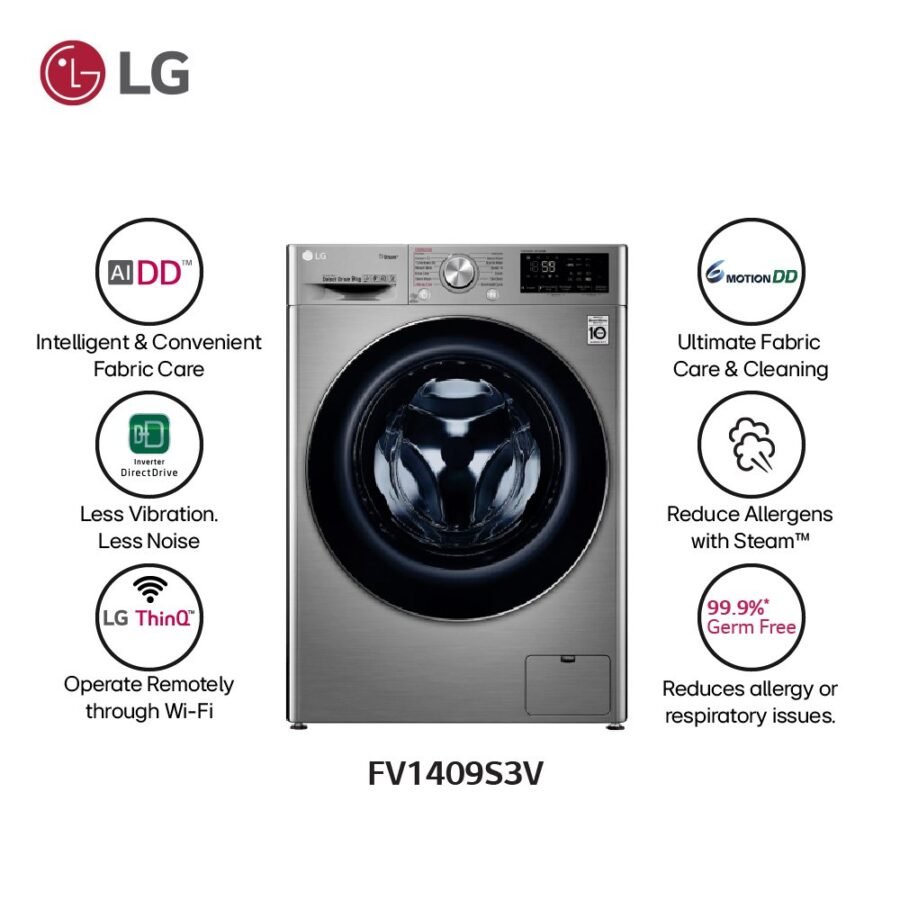 9.0 KG Front Loading Washing Machine | LG