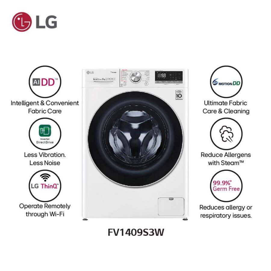 9.0 KG Front Loading Washing Machine | LG